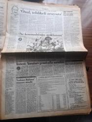 Cumhuriyet Gazetesi - Turkish Newspaper - 14 Mart 1991 - Talabani sıkıntısı - İngiltere'de öneri Kürtlere Türkiye üzerinden yardım - Talabani peşmergeleri istedi - Kürt konferansı toplanıyor - ANAP'lı Hasan Celal Güzel Turgut Özal tehlikeli arayışta dedi - Süleyman Demirel Kürt liderleri ile yapılan gizli konuşma açıklansın dedi - Turgut Özal'ın Gorbaçov Ve Yeltsin ile görüşmesi olumlu geçti - SHP'de Disiplinli kavga - federasyon kupası'nda final maçının adı kondu Galatasaray Ankaragücü - Fenerbahçe stadında Ankaragücü 3-1 Galip geldi - İstanbul Belediye Başkanı Nurettin Sözen Ben lale'yi severim - polisiyenin başyapıtı elmas hırsızları TV3'te - özerk Kürt devleti yazan Uğur Mumcu - Bülent Ecevit Bursa'ya gidiyor - İçişleri Bakanı Abdulkadir Aksu'nun açıklaması - The Marmara oteli Opera salonunda yapılacak müzayedede 277 kitap yer alacak - şarkıcı Aşkın Nur Yengi'nin davası - İstanbul sinema tiyatro programı - Filistin Kurtuluş Örgütü barış masasında yer alıyor - Impexbank'ın durumu