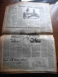 Cumhuriyet Gazetesi - Turkish Newspaper - 14 Mart 1991 - Talabani sıkıntısı - İngiltere'de öneri Kürtlere Türkiye üzerinden yardım - Talabani peşmergeleri istedi - Kürt konferansı toplanıyor - ANAP'lı Hasan Celal Güzel Turgut Özal tehlikeli arayışta dedi - Süleyman Demirel Kürt liderleri ile yapılan gizli konuşma açıklansın dedi - Turgut Özal'ın Gorbaçov Ve Yeltsin ile görüşmesi olumlu geçti - SHP'de Disiplinli kavga - federasyon kupası'nda final maçının adı kondu Galatasaray Ankaragücü - Fenerbahçe stadında Ankaragücü 3-1 Galip geldi - İstanbul Belediye Başkanı Nurettin Sözen Ben lale'yi severim - polisiyenin başyapıtı elmas hırsızları TV3'te - özerk Kürt devleti yazan Uğur Mumcu - Bülent Ecevit Bursa'ya gidiyor - İçişleri Bakanı Abdulkadir Aksu'nun açıklaması - The Marmara oteli Opera salonunda yapılacak müzayedede 277 kitap yer alacak - şarkıcı Aşkın Nur Yengi'nin davası - İstanbul sinema tiyatro programı - Filistin Kurtuluş Örgütü barış masasında yer alıyor - Impexbank'ın durumu