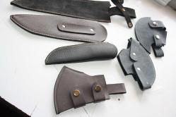 7 ADET ÇAKI VE BALTA VE PALA   KILIFI SIFIR AVCI ÇAKISI VE NORMAL ÇAKILAR İÇİN (ANTİK KOLİ 4