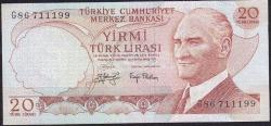 6.Emisyon 3.Tertip 20 Lira G86 711199  ÇA(4)