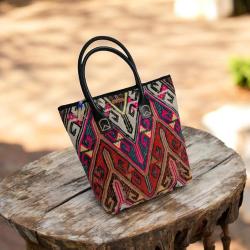 Antika el dokumadan çanta tasarımı