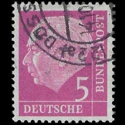 Almanya - 1954, Profesör Dr. Th. Heuss, Damgalı [Mi.Nr:DE 179] Katalog Değeri: 0,30€