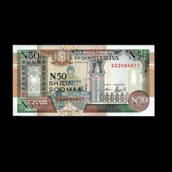 SOMALİ (1991) - 50 Shilin (ÇİL 10/10)