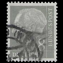 Almanya - 1954, Profesör Dr. Th. Heuss, Damgalı [Mi.Nr:DE 182] Katalog Değeri: 0,50€