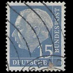 Almanya - 1954, Profesör Dr. Th. Heuss, Damgalı [Mi.Nr:DE 184] Katalog Değeri: 0,30€