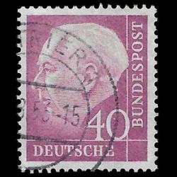 Almanya - 1954, Profesör Dr. Th. Heuss, Damgalı [Mi.Nr:DE 188] Katalog Değeri: 0,30€