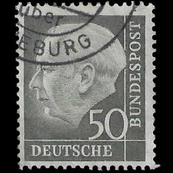 Almanya - 1954, Profesör Dr. Th. Heuss, Damgalı [Mi.Nr:DE 189] Katalog Değeri: 0,30€