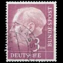 Almanya - 1954, Profesör Dr. Th. Heuss, Damgalı [Mi.Nr:DE 196] Katalog Değeri: 3,00€