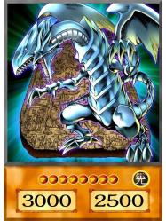 Yugioh Blue Eyes White Dragon Anime Kart