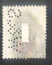 İngiltere 1887 Kralice Victoria - Damgalı- perfore iptalli