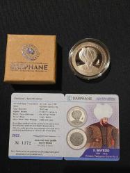 2022 YILI II. BAYEZİD DARPHANE HATIRA GÜMÜŞ 