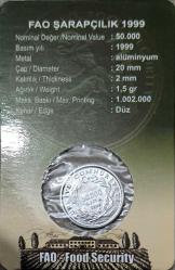 Fao Şarapçılık Hatıra Para Özel Tasarım Kit İçinde