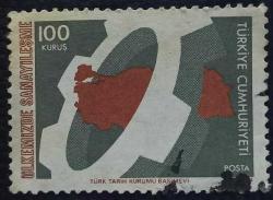 1974 Tc Pulu - Kalkınan Türkiye Serisi 100 Kuruş