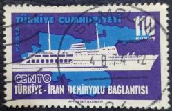 1971 TC Pulu - Türkiye İran Demiryolu Bağlantısı 110 Kuruş