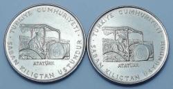 1970 Yılı 2.5 Lira Saban Kılıçtan Üstündür Ters-Düz Takım