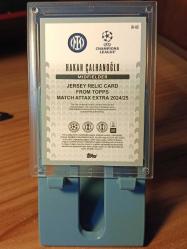 Forma Parçalı Kart Hakan Çalhanoğlu Jersey Relic - Match Attax Extra 24/25 Champions League