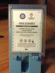 Forma Parçalı Kart Hakan Çalhanoğlu Jersey Relic - Match Attax Extra 24/25 Champions League
