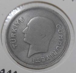 1938 ATATÜRK ORİJİNAL GÜMÜŞ 1 BİR LİRA EN NADİRİ 2024 KATALOK DEĞERİ;900 DOLAR AA1BB1R ÇOK ÇOK NADİR