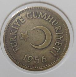 1956 MADENİ PİRİNÇ ORİJİNAL 25 KURUŞ 2CC1VV1 NADİRDİR