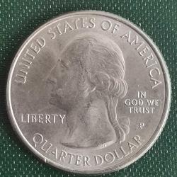 AMERİKA  2020  P  25 CENT  ÇEYREK DOLAR  HATIRA Güzel Amerika Çeyrekleri - Amerikan Samoası Ulusal Parkı