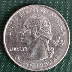 AMERİKA  2000 P    25 CENT  ÇEYREK DOLAR  HATIRA 50 Eyalet Çeyreklikleri - Massachusetts