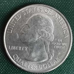 AMERİKA  2015  P    25 CENT  ÇEYREK DOLAR   HATIRA Güzel Amerika Çeyrekleri - Mavi Ridge Park Yolu