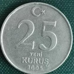 TÜRKİYE   2005    25  YENİ KURUŞ