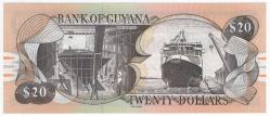 Guyana 1996-2018 Yılı 20 Dolar Çil