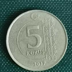TÜRKİYE   2017   5 KURUŞ