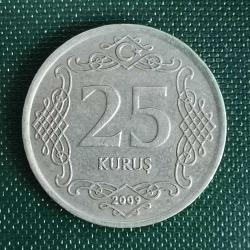 TÜRKİYE   2009    25 KURUŞ