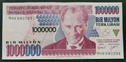 TÜRKİYE  1.000.000  TL  KAĞIT PARA
