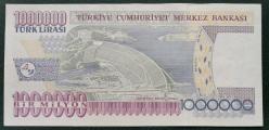 TÜRKİYE  1.000.000  TL  KAĞIT PARA