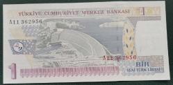 TÜRKİYE  1 TL  KAĞIT PARA