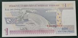 TÜRKİYE  1 TL  KAĞIT PARA