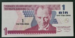 TÜRKİYE  1 TL  KAĞIT PARA
