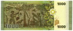 Suriye 2013 Yılı 1,000 Lira Çil