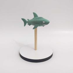 Hungry Shark Reef/Rezif Köpek Balığı Figürü - El yapımı