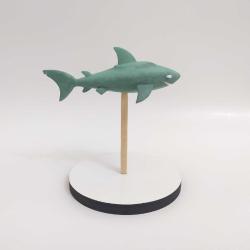 Hungry Shark Reef/Rezif Köpek Balığı Figürü - El yapımı