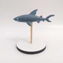 Hungry Shark Tiher/Kaplan Köpek Balığı Figürü - El yapımı