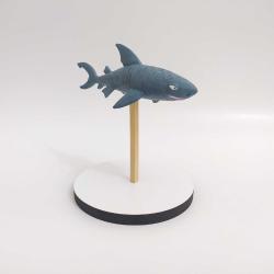 Hungry Shark Tiher/Kaplan Köpek Balığı Figürü - El yapımı