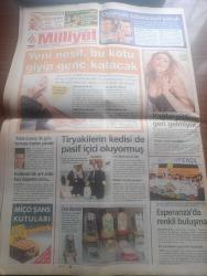 Milliyet Gazetesi - Turkish Newspaper - 6 Ocak 2003 - İşte Kürt El Kaidesi - örgütün liderlerinden Molla Muhammed Hasan Namık Durukan İle Kuzey Irak'ın Tora Bora'sı olarak anılan yerde Fotoğrafı - Halepçe'deki şeriat devleti'nin kalesine girdik - Bu Örgüt Talabani'nin kabusu - Mehmetçik'e kin beslemiyoruz - Ensar El İslam - Şevval Sam İstanbul Türkçesini unutuyorum bazen fotoğraf - Arzu Yanardağ sahnede Müge Oruçkaptan ile öpüşecek Fotoğrafı - Tel Aviv'de çifte bomba  - Irak savaşı gece olacak - yüzüklerin efendisi iki kule filmi Capitol ve Avşar sinemasında - televizyon programı - Milliyet yılı sporcusu 2002 -  2002'de tarih yazan Süreyya Ayhan Fotoğrafı - yılın futbolcusu Nihat Kahveci Fotoğrafı - yılın antrenörü Rıza Çalımbay - Yılın spor adamı Levent Bıçakçı - dünyada yılın sporcusu Schumacher - Fair Play ödülü Galatasaray başkanı Özhan Canaydın - Fenerbahçe teknik direktörü Oğuz Çetin Antalya'da Fenerbahçe'yi bilimsel çalıştırıyor Fotoğrafı - Aşkın Nur Yengi diyeti Fotoğrafı