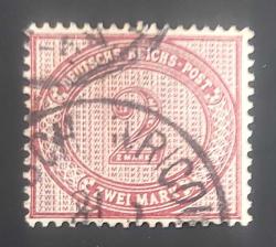 LOT.3 » Alman İmparatorluğu 1875  - 2 Mark- nadir damgalı katalog 2000 tl