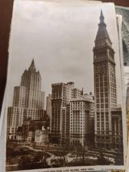 SC8----NEW YORK KARTPOSTAL İSTANBUL'DAN PARİS'E GİTMİŞ