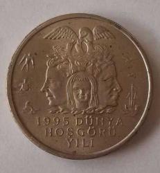 1995 25 BİN LİRA DÜNYA HOŞGÖRÜ YILI*3