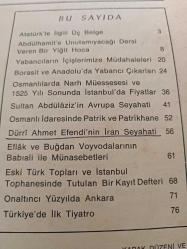 BELGELERLE TÜRK TARİHİ DERGİSİ sayı 1, ekim 1967
