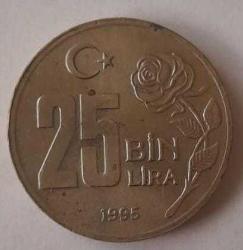 1995 25 BİN LİRA DÜNYA HOŞGÖRÜ YILI*5