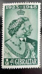 İngiliz Yönetimindeki Cebelelitarık-.1948 - damgasız