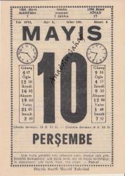 10 Mayıs 1973 /Büyük Saatli Maarif Takvimi