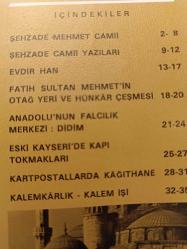 Shell İLGİ Dergisi (Yıl: 22, Sayı: 53, İlkbahar 1988) Anadolu'nun Falcılık Merkezi; Didim, Eski Kayseri' de Kapı Tokmakları, Kalemkârlık, Kalem işi...