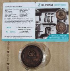 LOT.10 » Anadolu Ajansının Kuruluşunun 100. Yılı Bronz